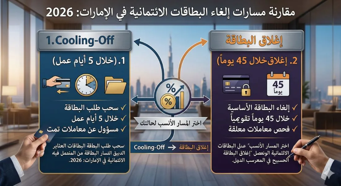 خطوات إلغاء البطاقة الائتمانية